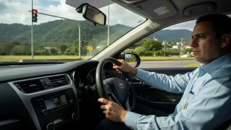 Errores que descalifican tu examen práctico de manejo en Costa Rica