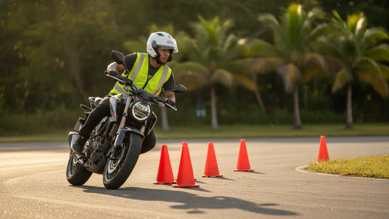 Guía para aprobar la prueba práctica de moto en Costa Rica