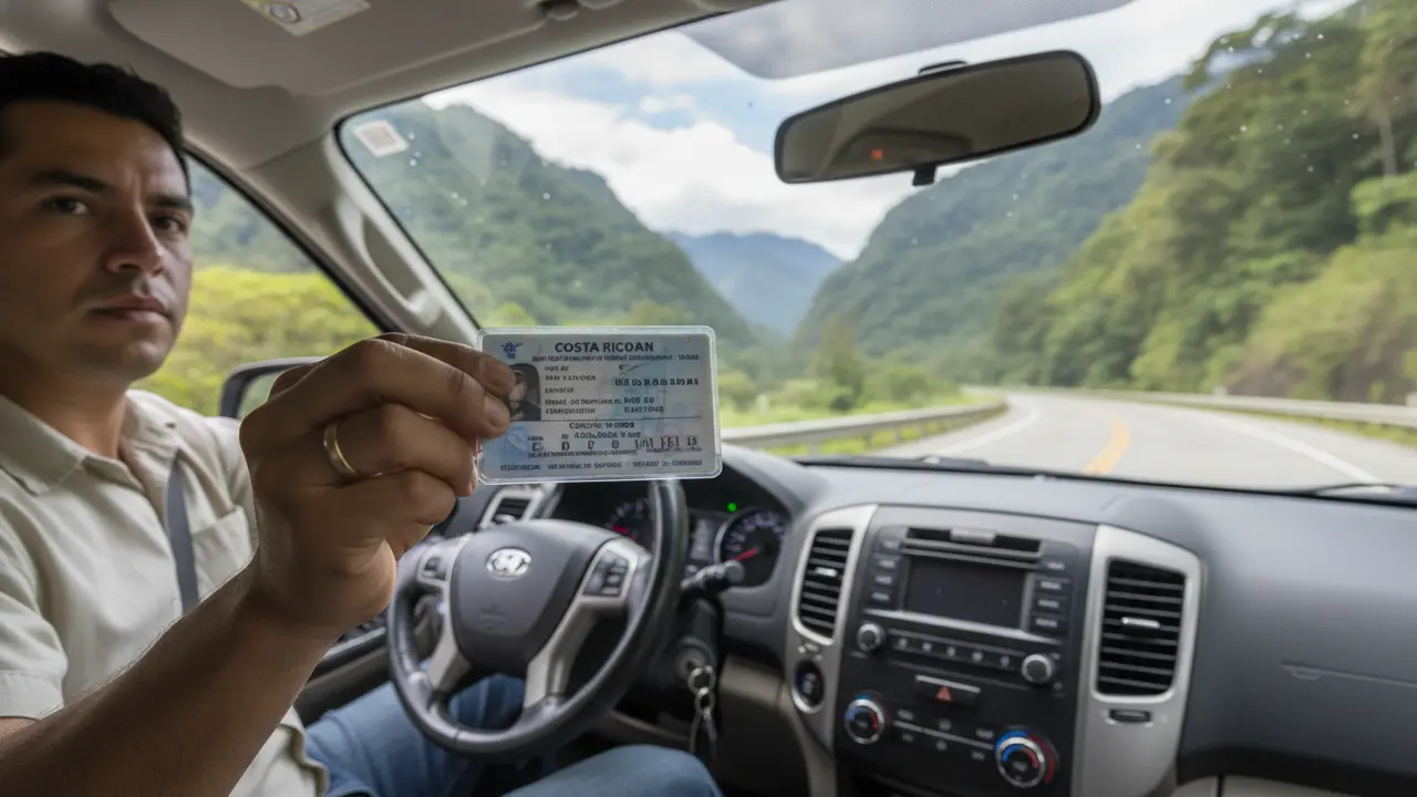 Licencia física obligatoria en Costa Rica: multa de ₡25.000 vigente
