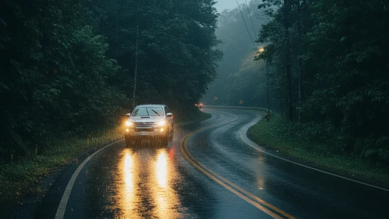 Cómo manejar en la lluvia y de noche en Costa Rica